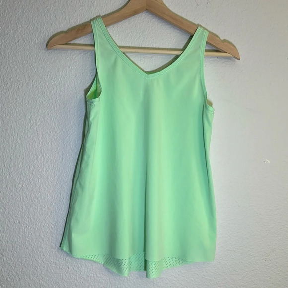 Ivivva Light Green Tank Girls Size 10 - Picture 1 of 7